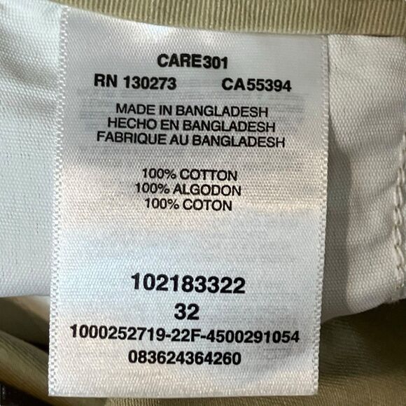 Lee Shorts Mens 32 Khaki Tan Dungarees Belted Wyoming Cargo Outdoor RN 130273 - Picture 4 of 12